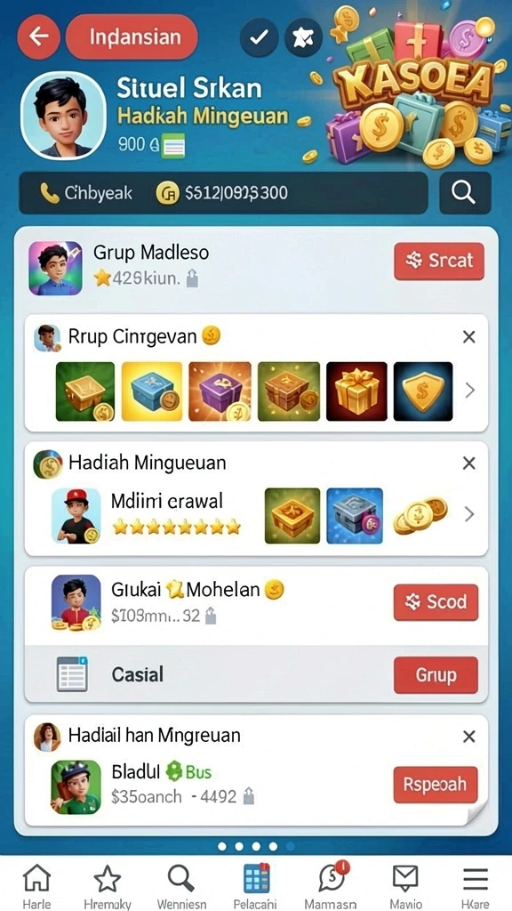 gaswin - Tampilan antarmuka yang menarik dan mudah dinavigasi.