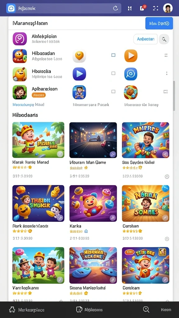 okgames - Screenshot menunjukkan tampilan antarmuka utama OKGAMES yang menarik.