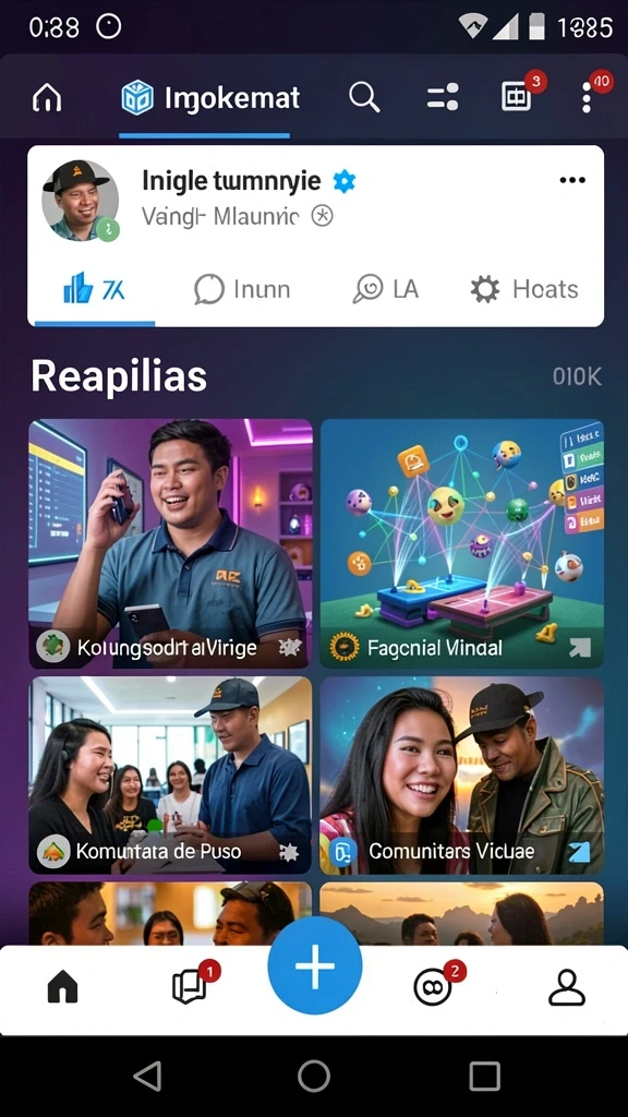 rk77 - Tampilan antarmuka yang user-friendly dan menarik.