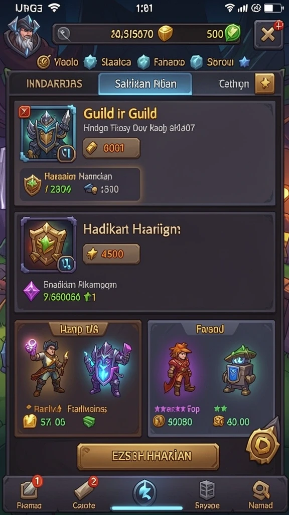 yn777 - Screenshot menampilkan karakter kustomisasi yang menarik.
